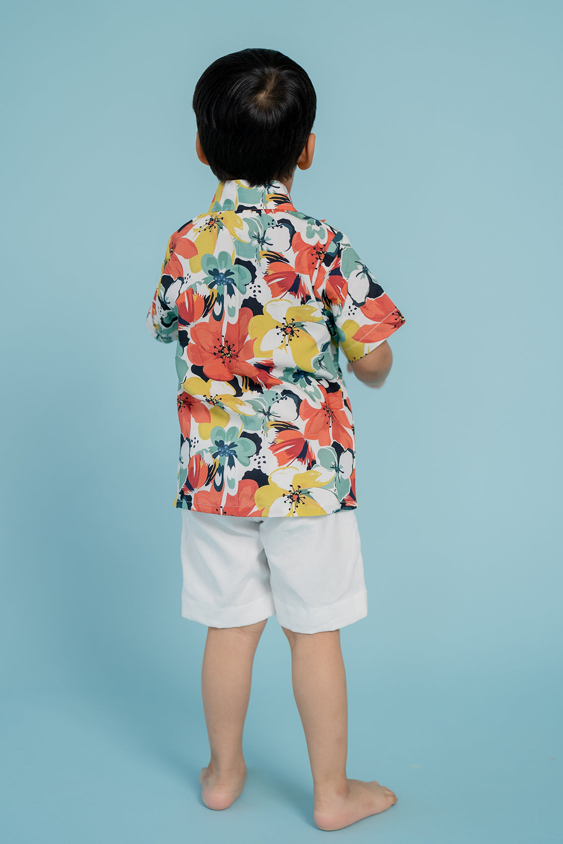 Floral Shirt with Shorts